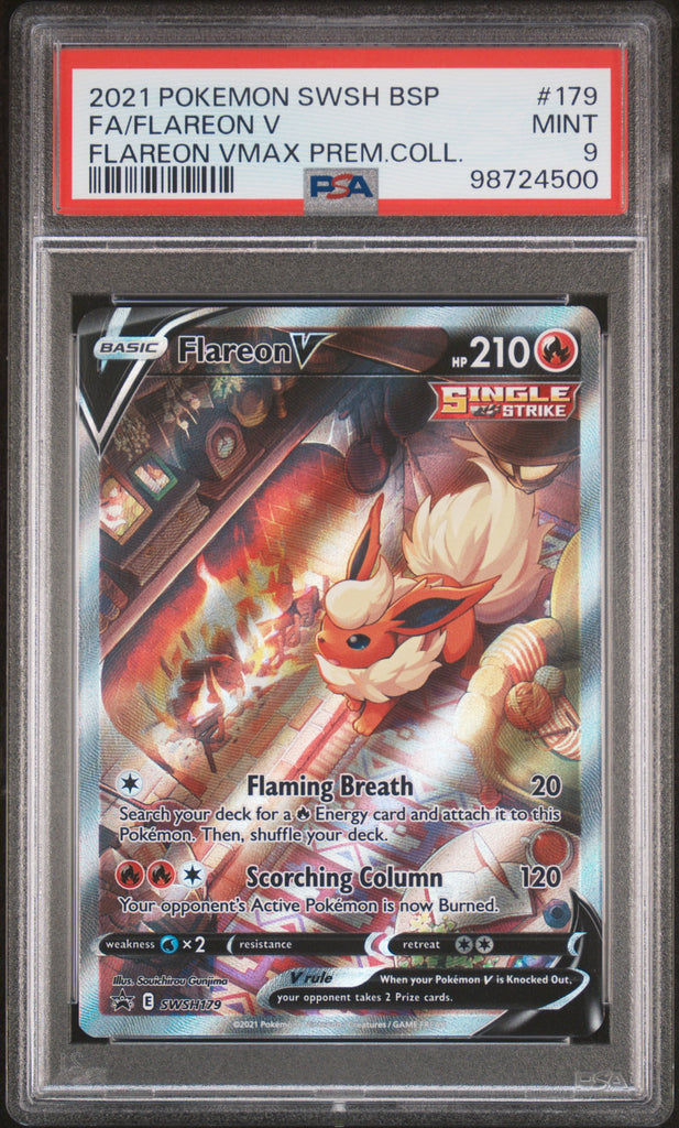 Flareon V 2021 179 PSA 9 - Englisch