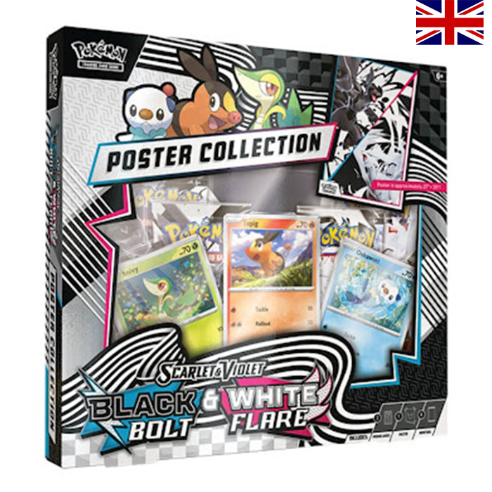 Scarlet & Violet - Black Bolt & White Flare Unova Poster Collection - Englisch