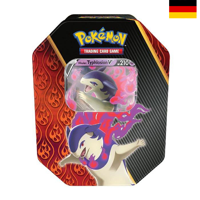 Divergent Powers Tins: Hisui-Tornupto V Tin-Box (EU Version) - Deutsch (Inkl. Drachenwandel)