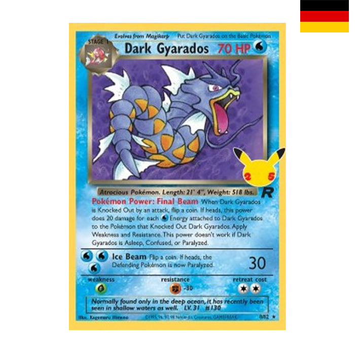 Dunkles Garados (CEL TR 8) - Deutsch