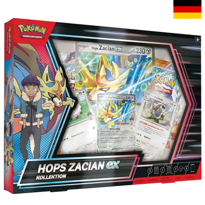 Hop's Zacian EX Kollektion - Deutsch (Karton defekt)