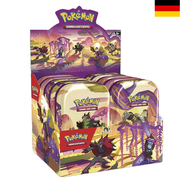 Karmesin & Purpur - Nebel der Sagen Mini Tin Display - Deutsch