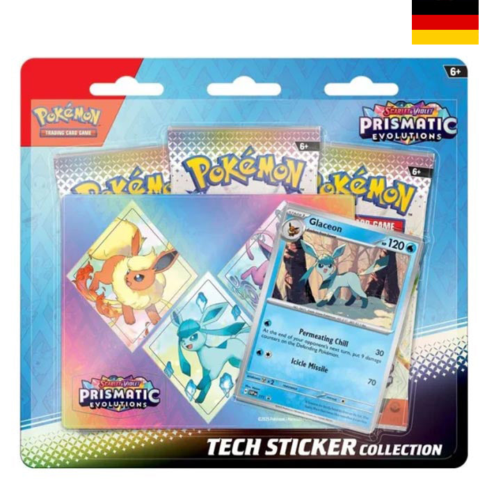 Karmesin & Purpur - Prismatische Evolutionen Tech-Sticker-Kollektion - Deutsch