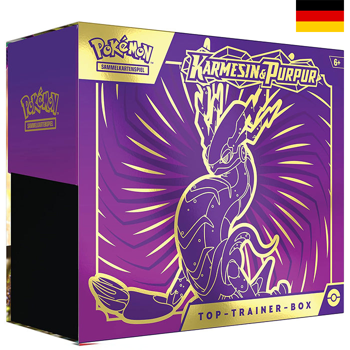 Karmesin & Purpur - Miraidon Top Trainer Box - Deutsch