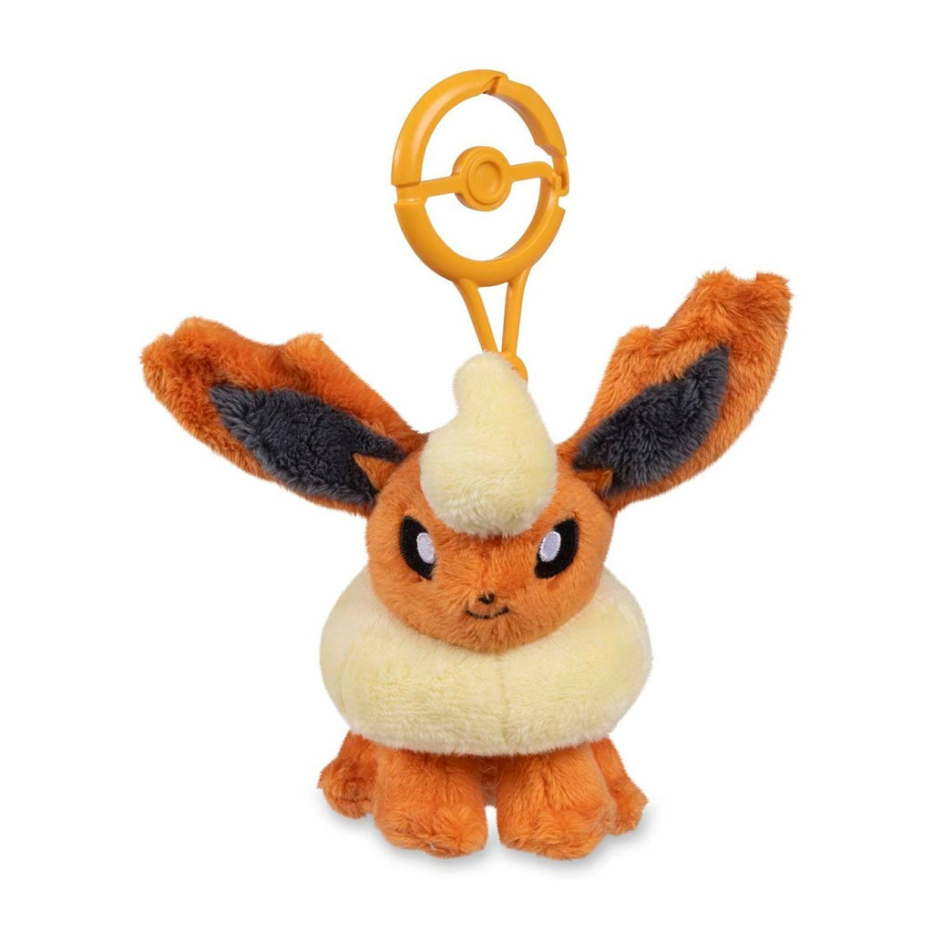Pokemon Keychain - Flamara Plüschtier - Original Pokemon Center Japan