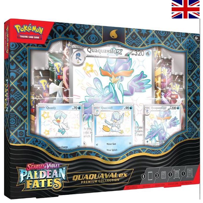 Scarlet & Violet Paldean Fates Premium Collection Quaquaval EX - Englisch