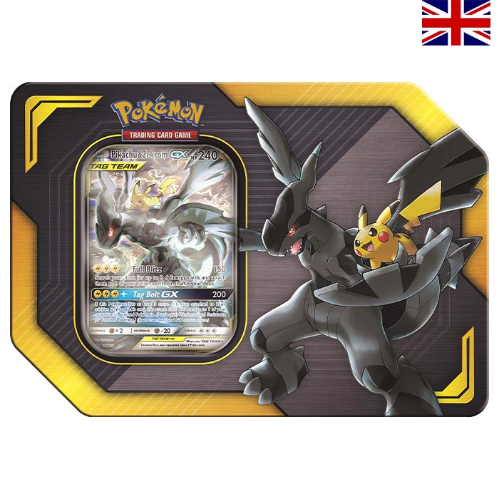 Pikachu & Zekrom GX Tin - Englisch