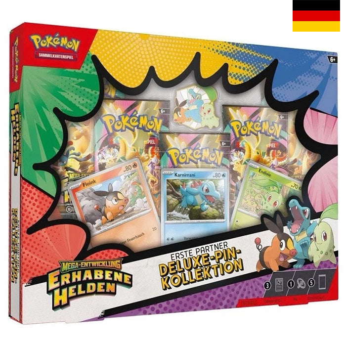 Mega Entwicklung Erhabene Helden Deluxe Pin Kollektion - Deutsch