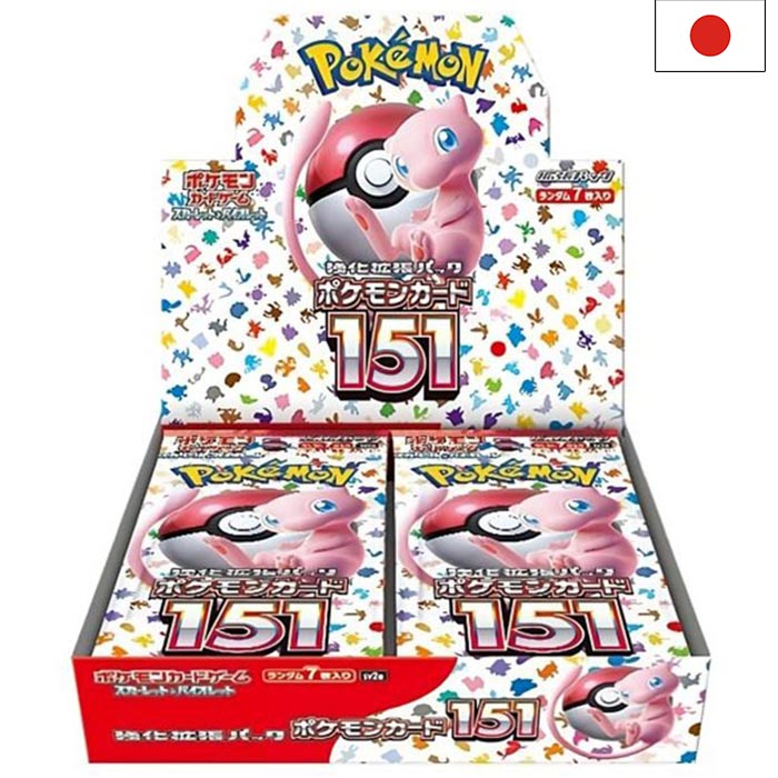 Scarlet & Violet - Pokemon 151 sv2a Display - Japanisch (incl. Acryl Case)