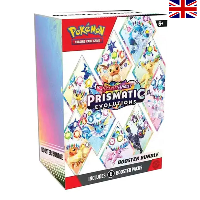 Scarlet & Violet - Prismatic Evolutions 6er Booster Bundle - Englisch