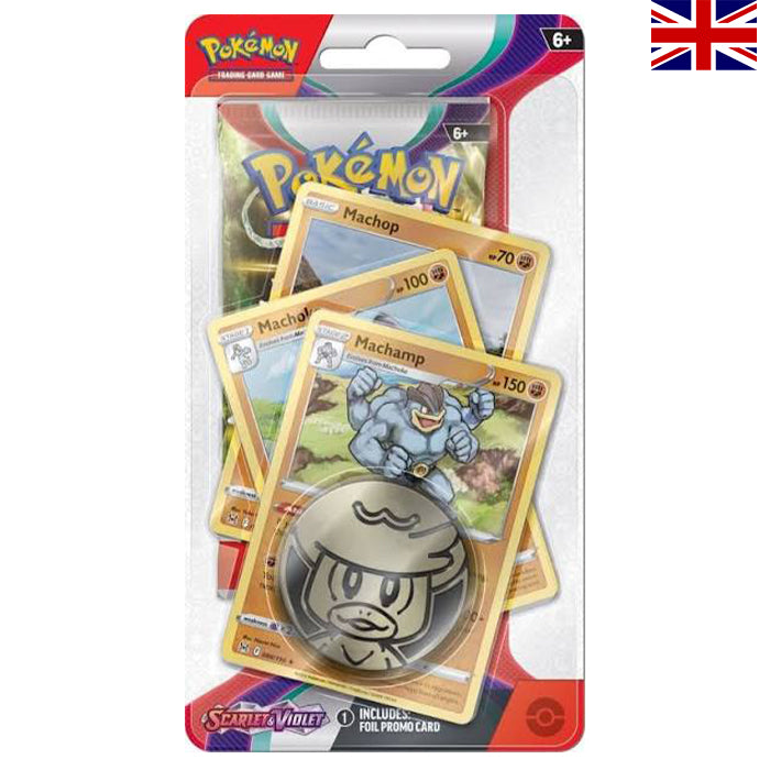 Scarlet & Violet: Machamp Premium Checklane Blister - Englisch