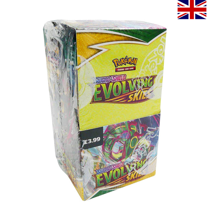 Sword & Shield - Evolving Skies 18er Display - Englisch (incl. Acryl Case)