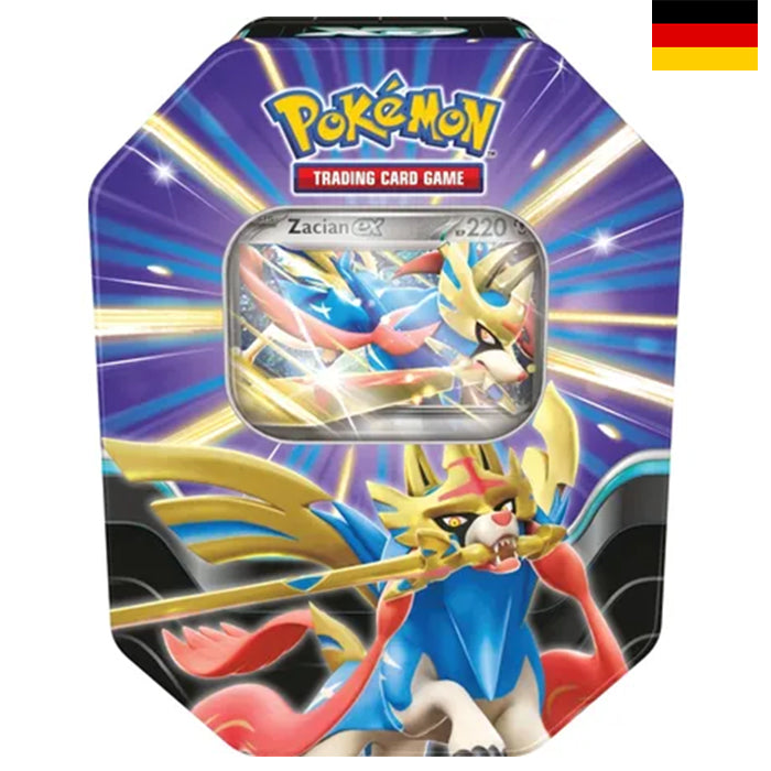 Schlagkräftige Legenden Zacian-ex Tin - Deutsch