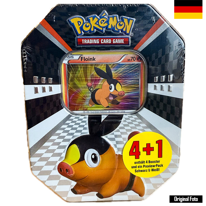 Sneak-Peek Tepig Tin - Deutsch