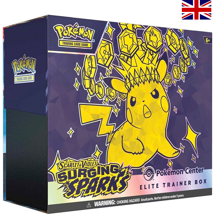 Scarlet & Violet - Surging Sparks Pokemon Center Elite Trainer Box - Englisch