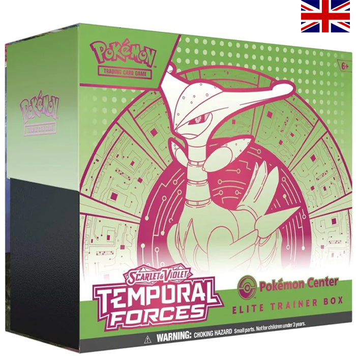 Scarlet & Violet - Temporal Forces Iron Leaves Pokemon Center Elite Trainer Box - Englisch