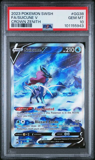 Suicune V 2023 GG38 PSA 10 - Englisch