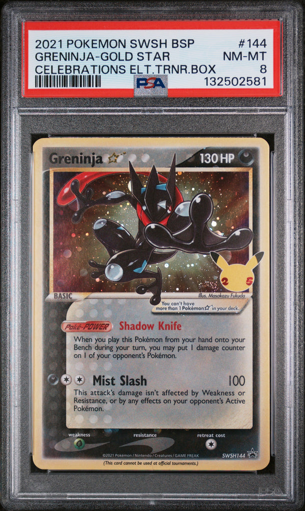 Greninja 2021 144 PSA 8 - Englisch