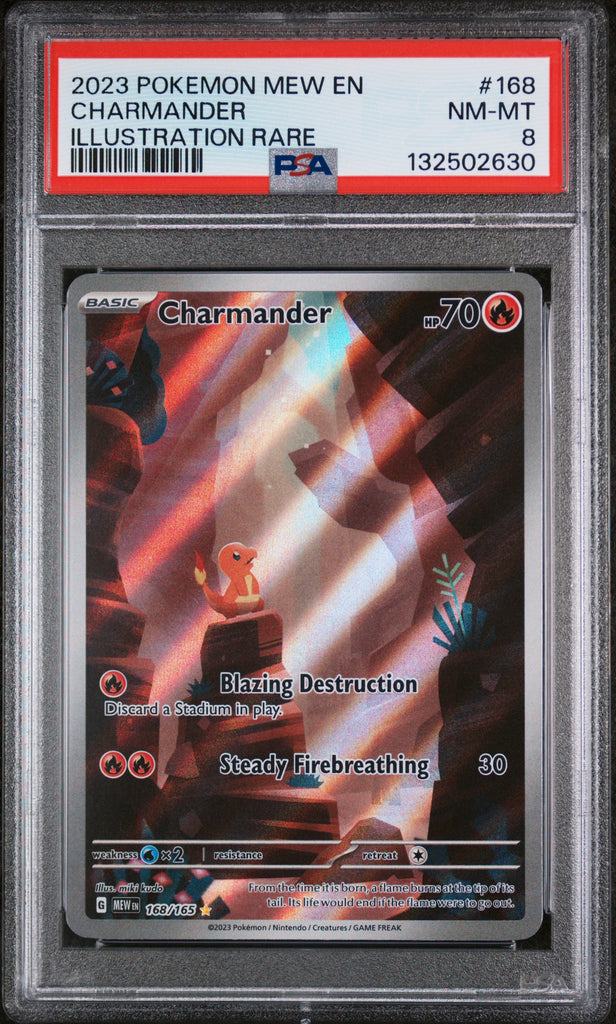 Charmander 2023 168 PSA 8 - Englisch