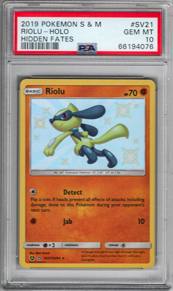 Riolu 2019 SV21 PSA 10 - Englisch