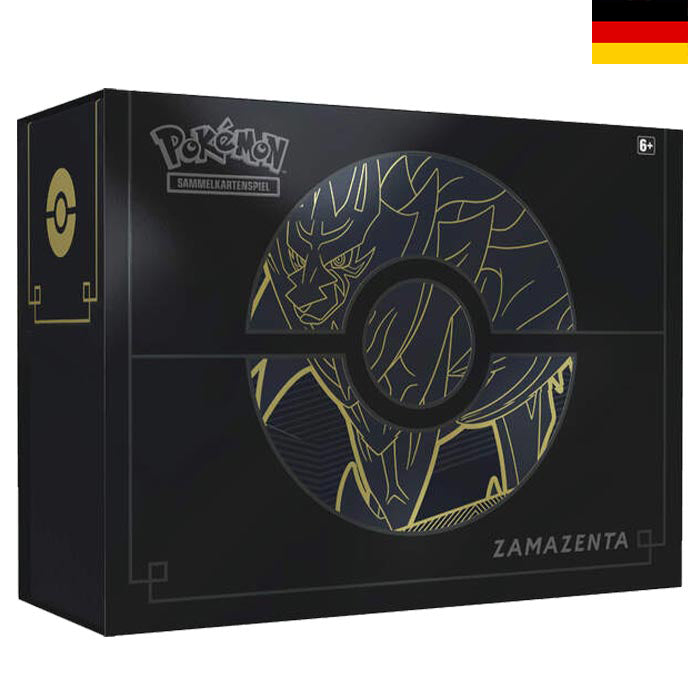 Schwert & Schild - Top Trainer Box PLUS - Zamazenta - Deutsch (Loch in Folie)